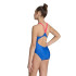 Bañador de Natación Arena Swimsuit V Back Graphic Royal/Fluo Red Niña