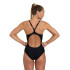 Bañador de Natación Arena Solid Swimsuit Mujer Black