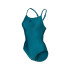 Bañador de Natación Arena Solid Swimsuit Mujer Deep Teal