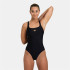 Bañador de Natación Arena Solid Swimsuit Mujer Black