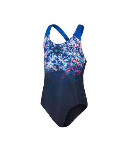 Bañador de Natación Speedo Digital Placement Splashback Niña