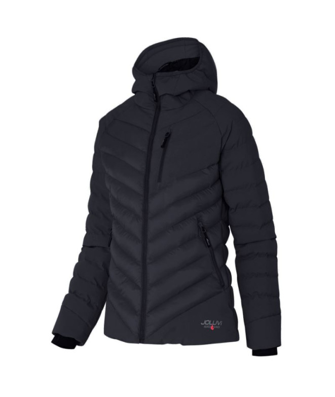Anorack Joluvi Heat Riva Negro/Negro Mujer