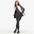 Chaqueta de Montaña Regatta Andreson VIII White/SlGrey Mujer