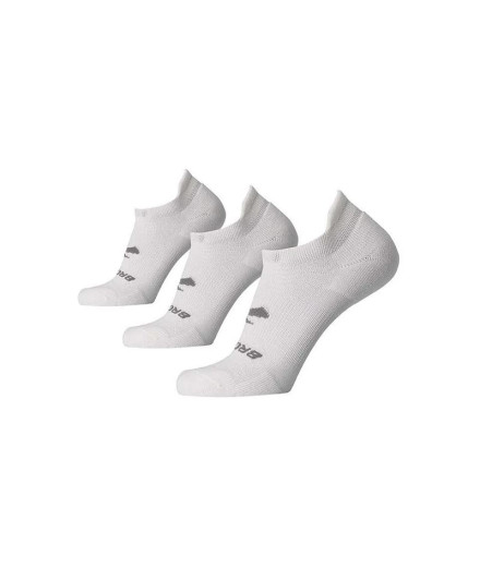 Calcetines de Running Brooks Run-In No Show 3-Pack White