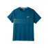 Camiseta de Running Brooks Atmosphere Short Sleeve 2.0 Ocean/Pixel Stripe Hombre