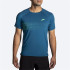 Camiseta de Running Brooks Atmosphere Short Sleeve 2.0 Ocean/Pixel Stripe Hombre