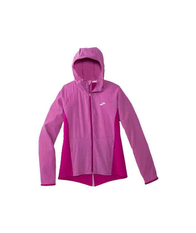 Chaqueta de running Brooks Canopy Frosted Mauve...