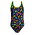 Bañador de Natación Ras Marilyn Classic Back Titanium Mujer