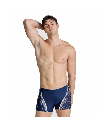 Bañador de Natación Arena Swim Short Graphic / Hombre azul