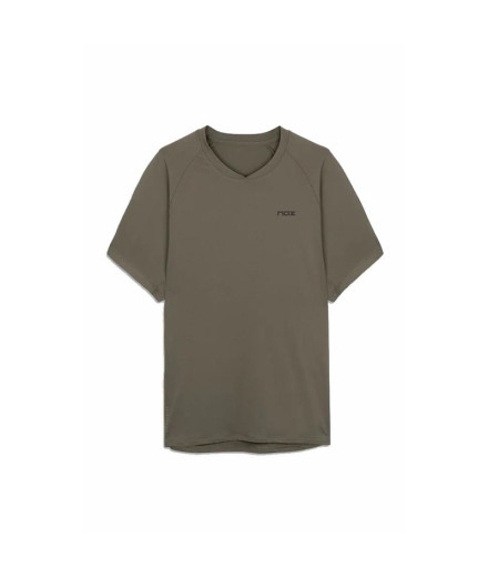 Camiseta de pádel Nox Pro Fit Verde Oscuro Hombre