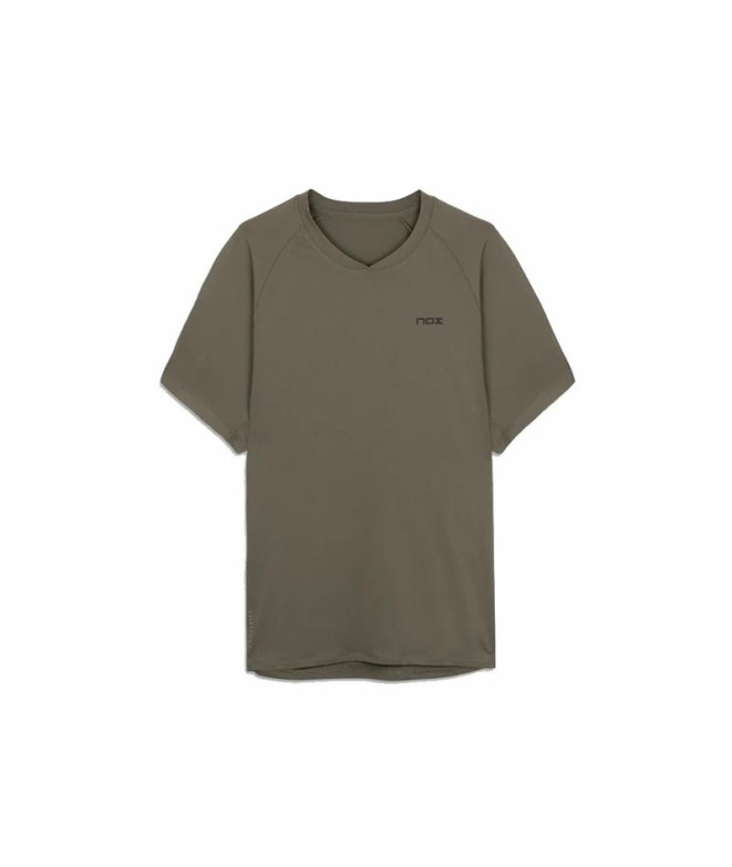 Camiseta de pádel Nox Pro Fit Verde Oscuro Hombre