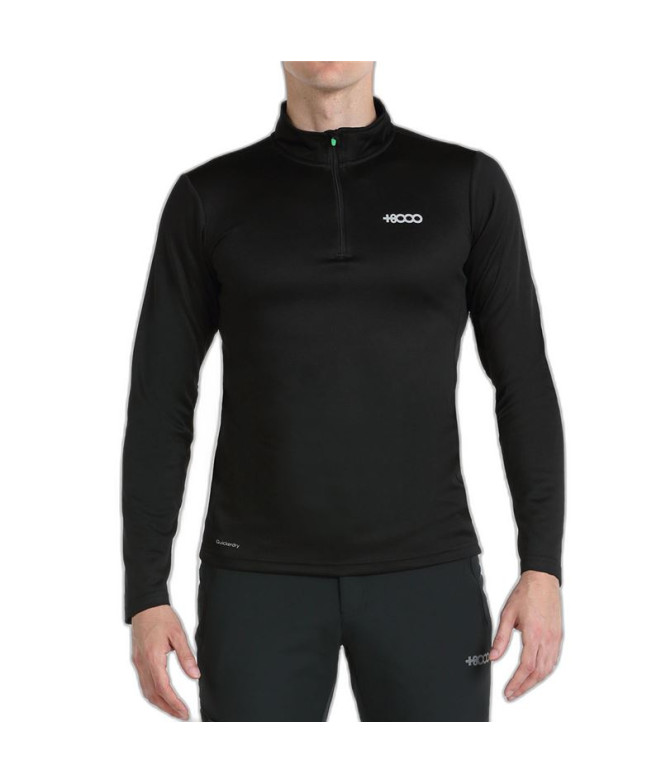 Camiseta de Montaña +8000 Erro Negro Hombre