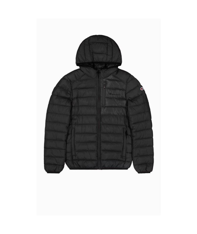 Chaqueta Champion Hooded Legacy Negro Hombre