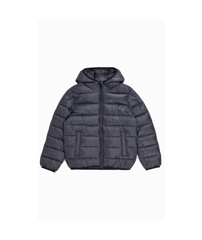 Chaqueta Champion Hooded Legacy Gris Infantil
