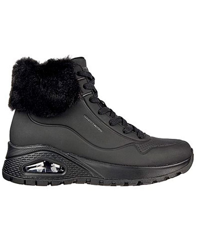 Botines Skechers Uno Rugged - Fall Ai Mujer Negro