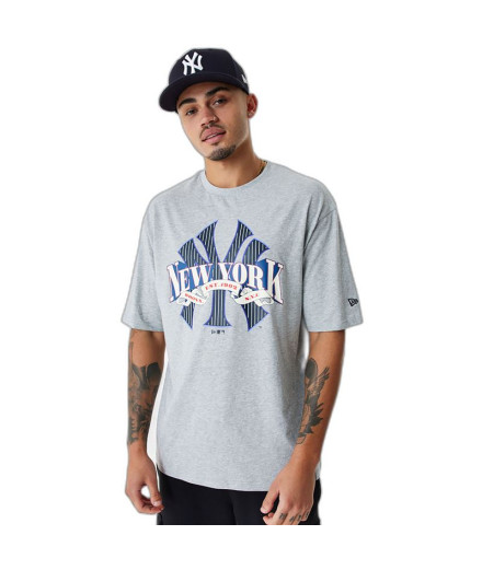 Camiseta New Era MLB Arch Graphic New York Yankees Grey...