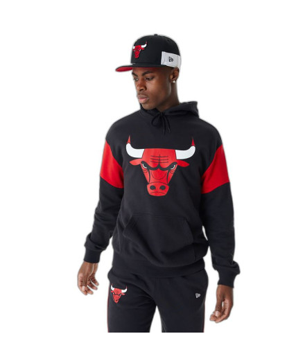 Sudadera New Era NBA Colour Insert Chicago Bulls Black...
