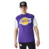 Camiseta New Era NBA Colour Insert LA Lakers Purple Hombre