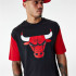 Camiseta New Era NBA Colour Insert Chicago Bulls Black Hombre