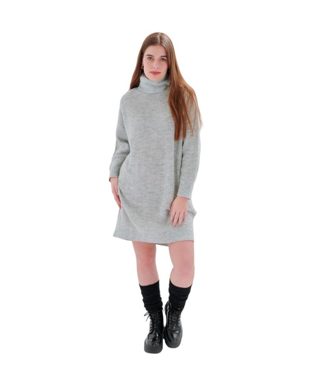 Vestido 24Colours Mujer Gris