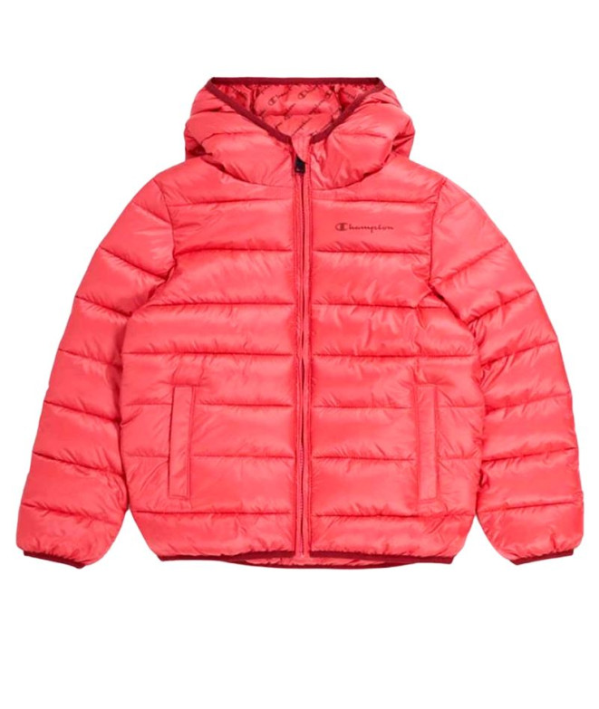 Chaqueta Champion Hooded Legacy Rosa Infantil