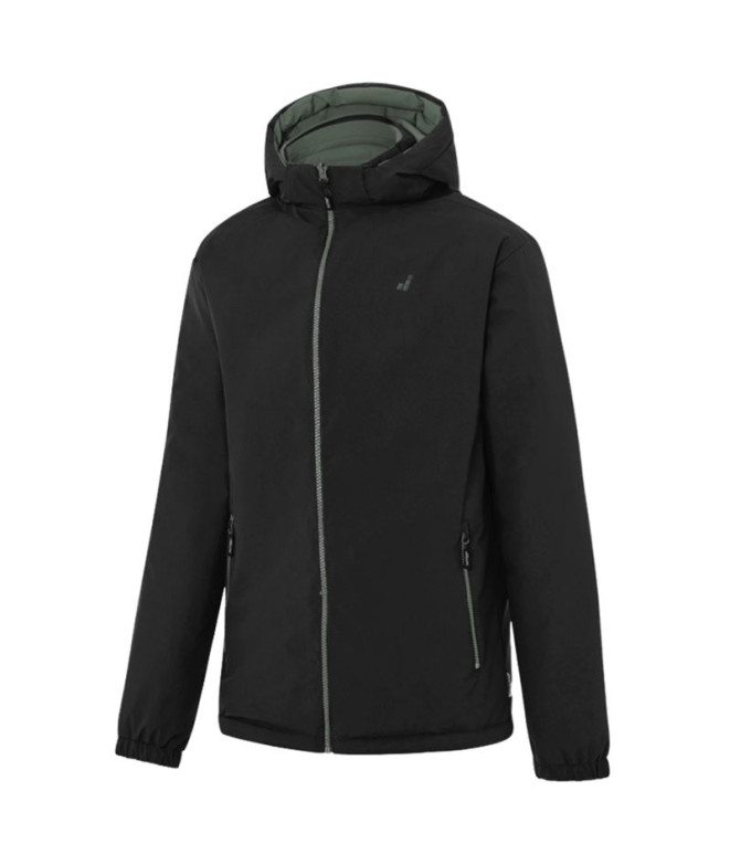Anorack Joluvi Heat Dipa Negro/Verde Hombre Oliva
