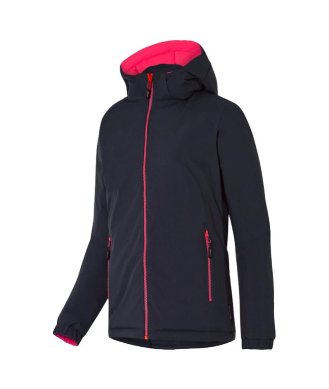 Anorack Joluvi Heat Dipa Negro/Fuxia Mujer