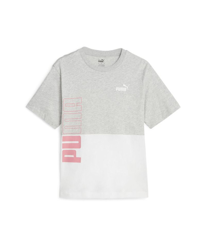 Camiseta Puma Power Colorblock Mujer