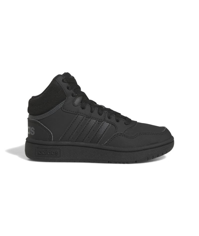 Zapatillas adidas Hoops 3.0 Mid Infantil Negro