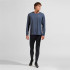 Camiseta de Running Odlo Neck L/S Zeroweight Chill-T Hombre Azul