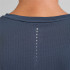 Camiseta de Running Odlo Neck L/S Zeroweight Chill-T Hombre Azul