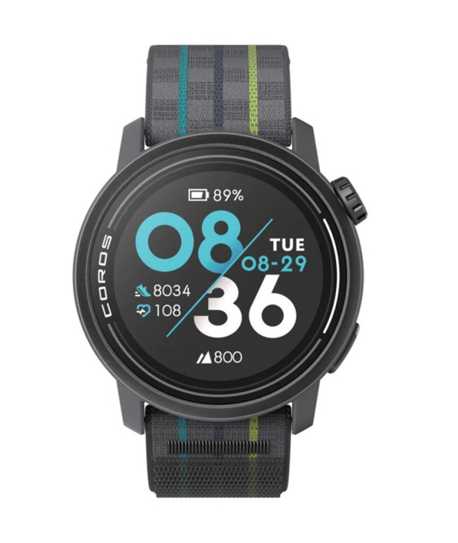 Reloj Coros Pace 3 Gps Sport Watch Negro
