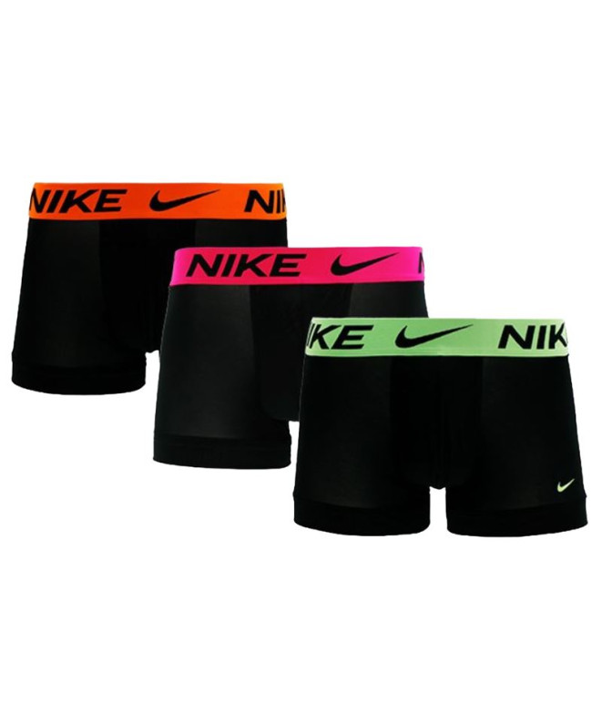 Calzoncillos Nike Trunk 3Pk Hombre Blk/Frc Pnk...