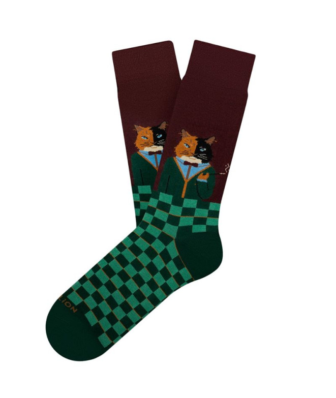 Calcetines Jimmy Lion Gentle Cat Aubergine