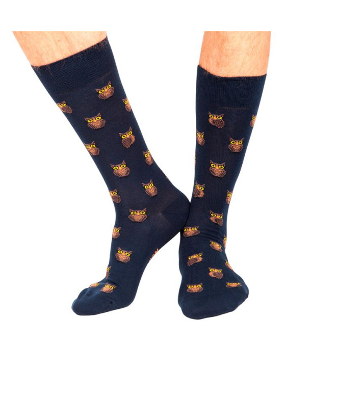 Calcetines Jimmy Lion Owls Dark Blue