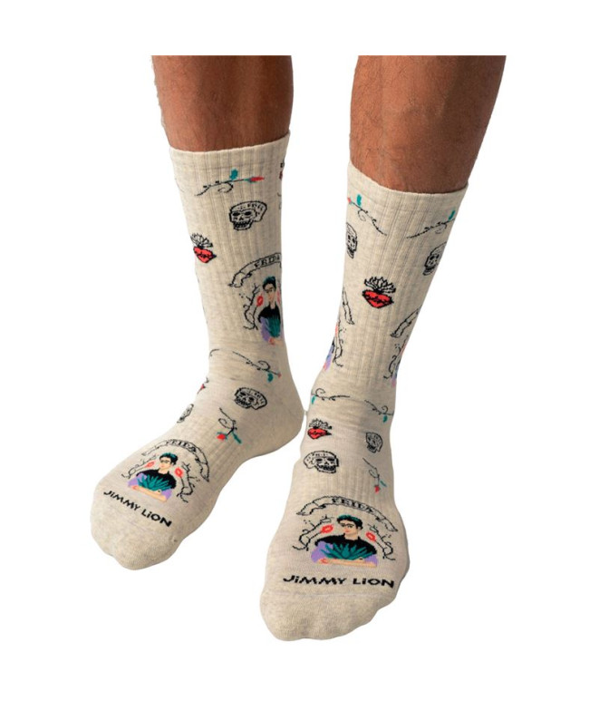 Calcetines Jimmy Lion Athletic Frida Viva Mexic...