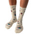 Calcetines Jimmy Lion Athletic Frida Viva Mexic Beige