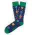 Calcetines Jimmy Lion Skulls Dark Blue