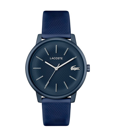 Reloj 3 agujas, caja de aluminio azul semi mate de 42mm
