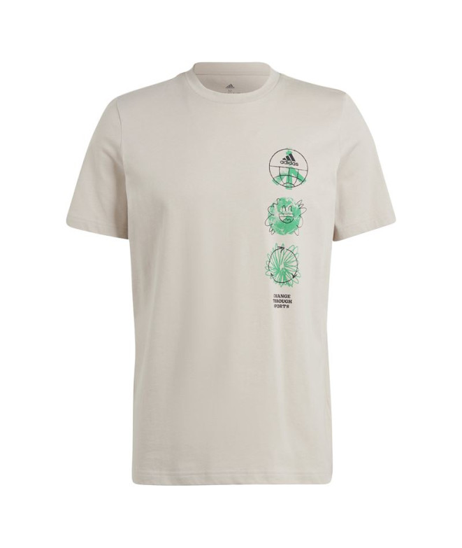 Camiseta adidas Change Triple Hombre