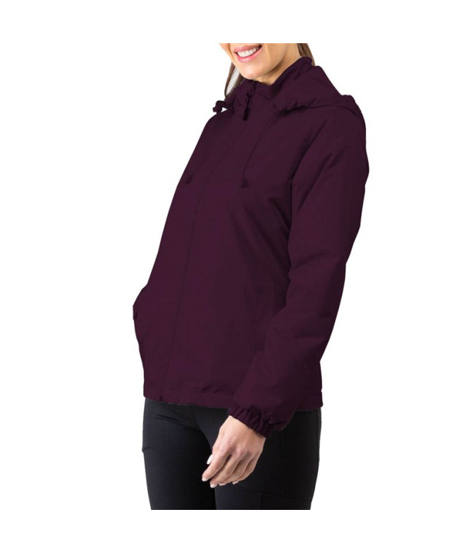 Chubasquero Alphadventure Sella Aubergine Mujer