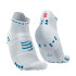 Calcetines de Running Compressport Pro Racing v4.0 Run Low White