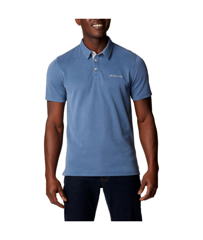 Polo de Montaña Columbia Nelson Point™ Azul Hombre