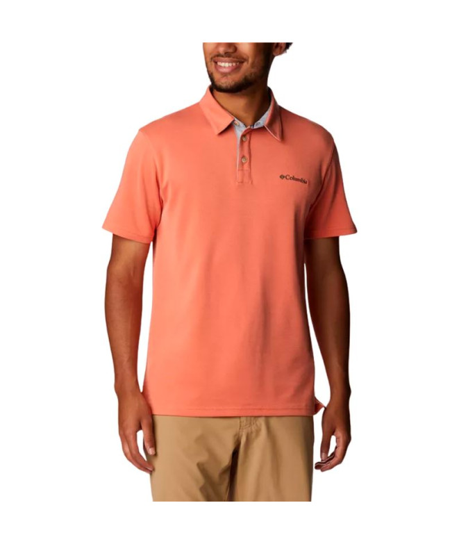 Polo de Montaña Columbia Nelson Point™ Naranja...