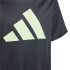 Camiseta de Fitness adidas Essentials U Tr-Es Logo Infantil Carbon