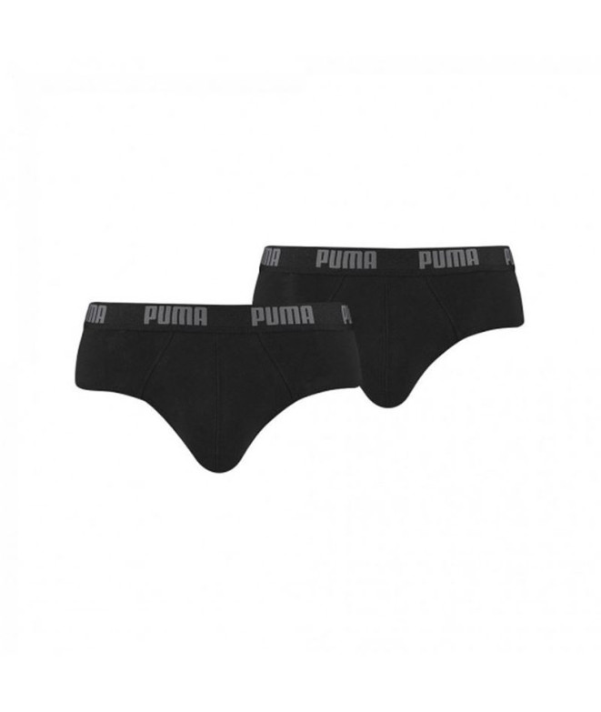 Calzoncillos Puma Basic Brief 2P Negro