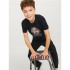 Camiseta Jack & Jones Jorheavens  Neck Infantil Negro