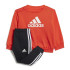 Pantalón adidas I Bos Logo Jog Infantil Rojo