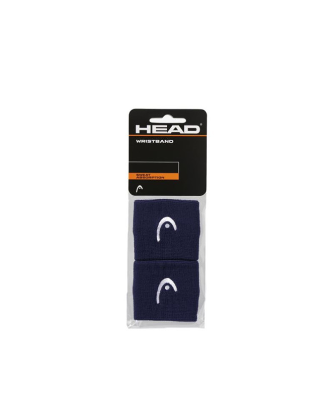Muñequera de tenis Head  Wristband 2.5" Azul
