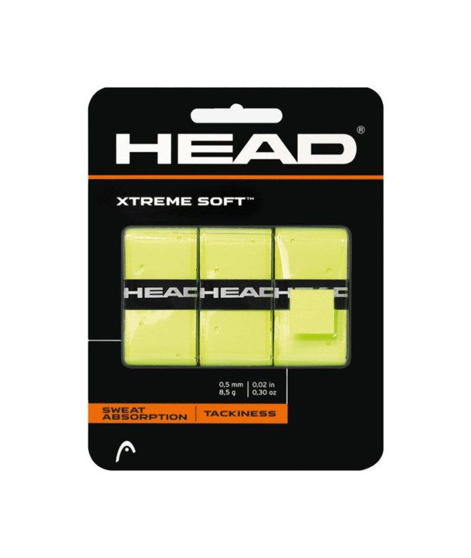 OverGrip de tenis HeadXtremeSoft Overwrap amarillo